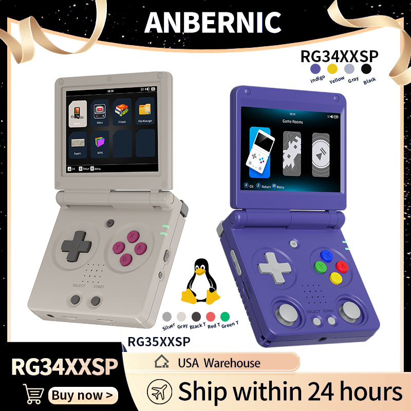 Gaming Console Deals - Anbernic RG34XXSP RG35XXSP Konsola Przenośna z