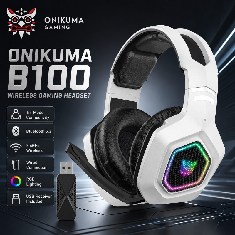 Gaming Console Amazon - Bezprzewodowy zestaw słuchawkowy do gier ONIKUMA