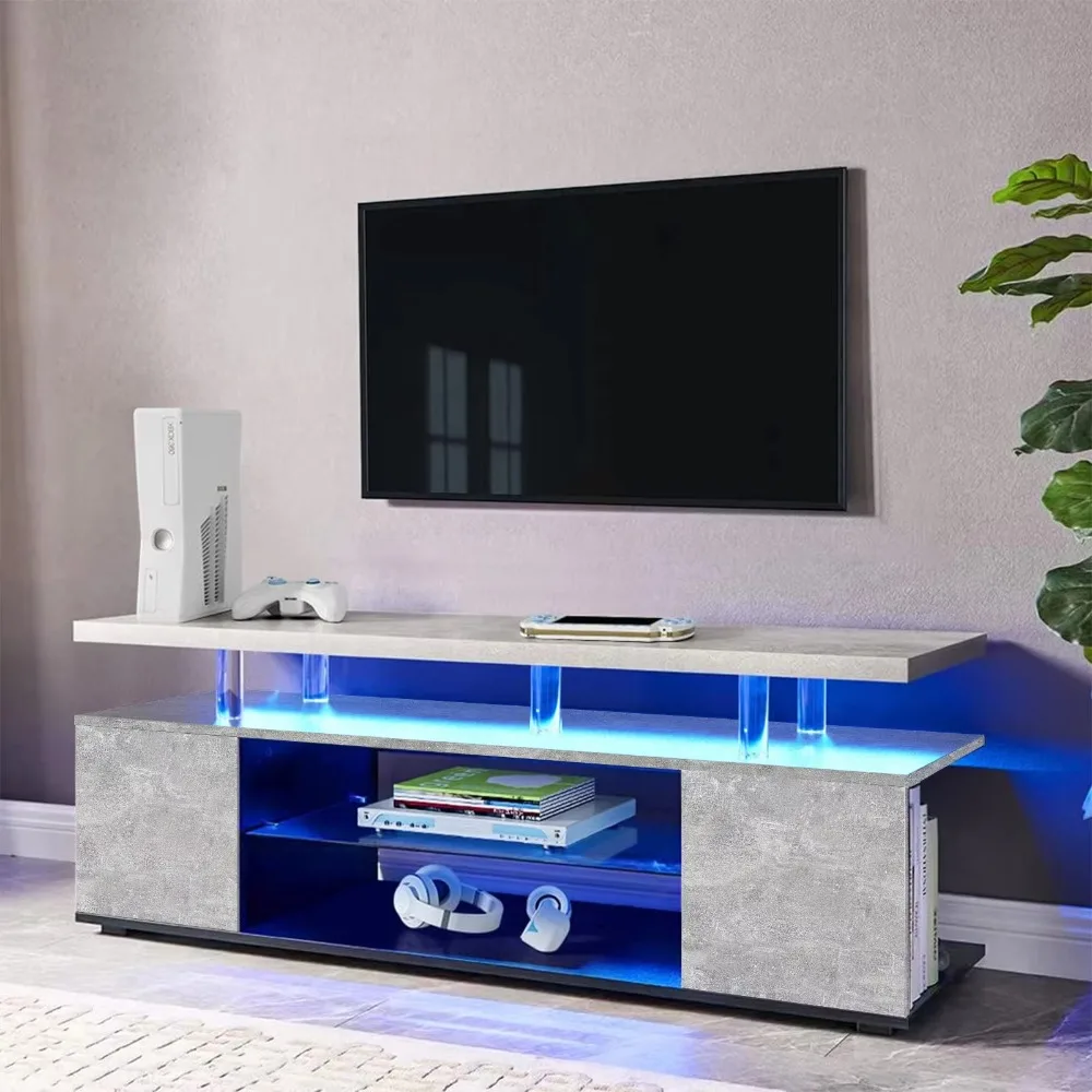 Gaming Console Entertainment Center - Szafka RTV na telewizor 70 cali
