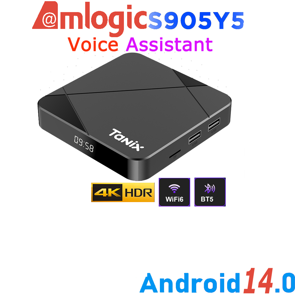 Gaming Console Youtube - Amlogic S905Y5 Android14.0 4K Video Wifi6