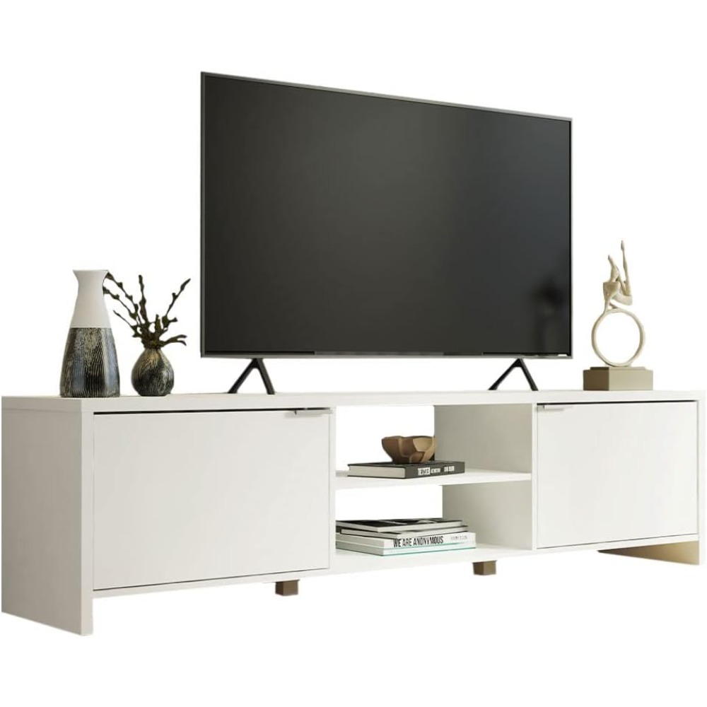 Gaming Console Entertainment Center - Stojak pod telewizor Duża konsola multimedialna