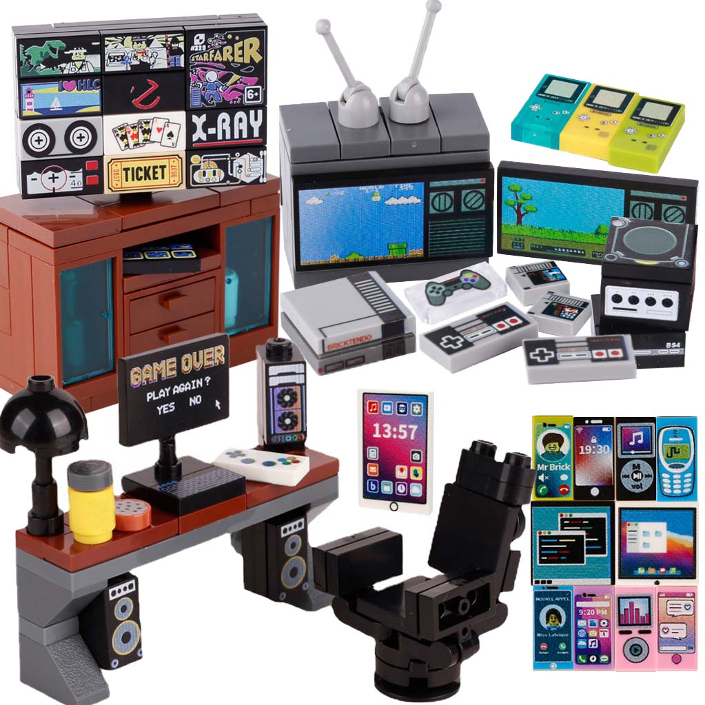 Gaming Console Kids - MOC konsola do gier komputer Model