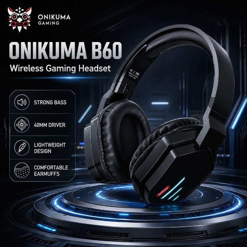 ONIKUMA B60 Bezprzewodowy Zest – Gaming Console Amazon recenzja i cena