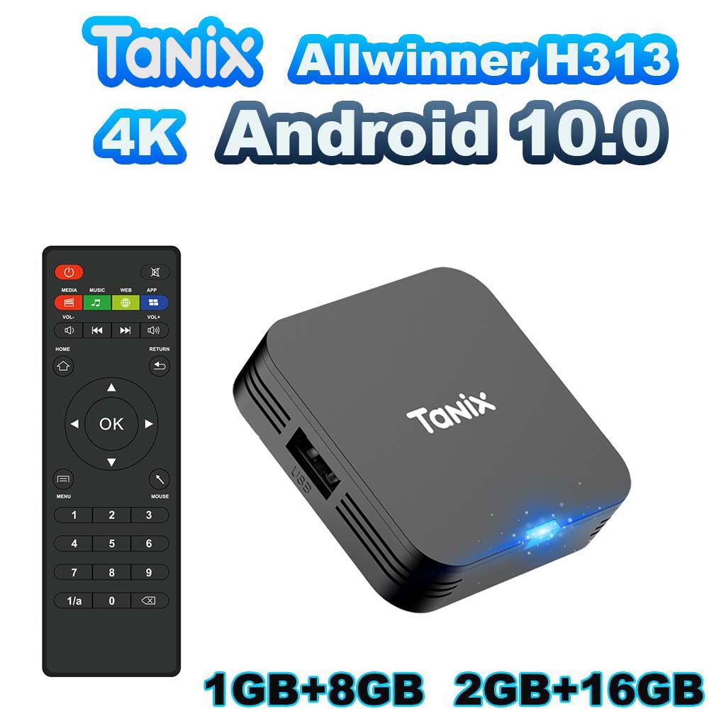 TANIX TX1 Android 10.0 Allwinn – Gaming Console Youtube recenzja i cena