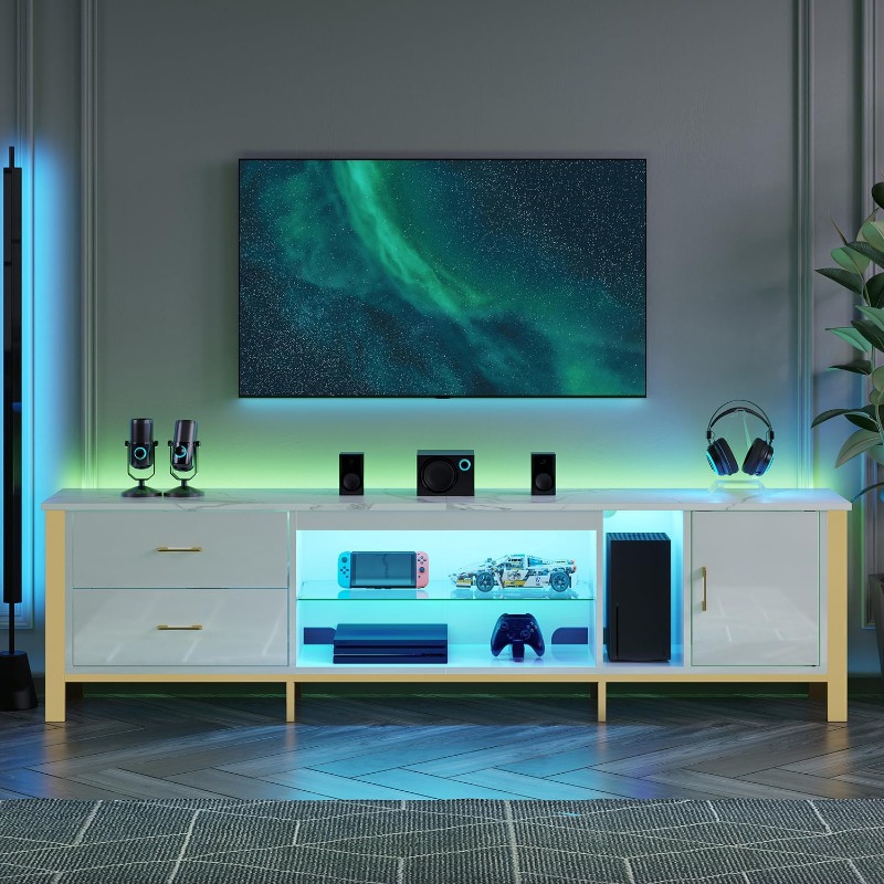 Szafka RTV Bestier na telewizo – Gaming Console Entertainment Center recenzja i cena