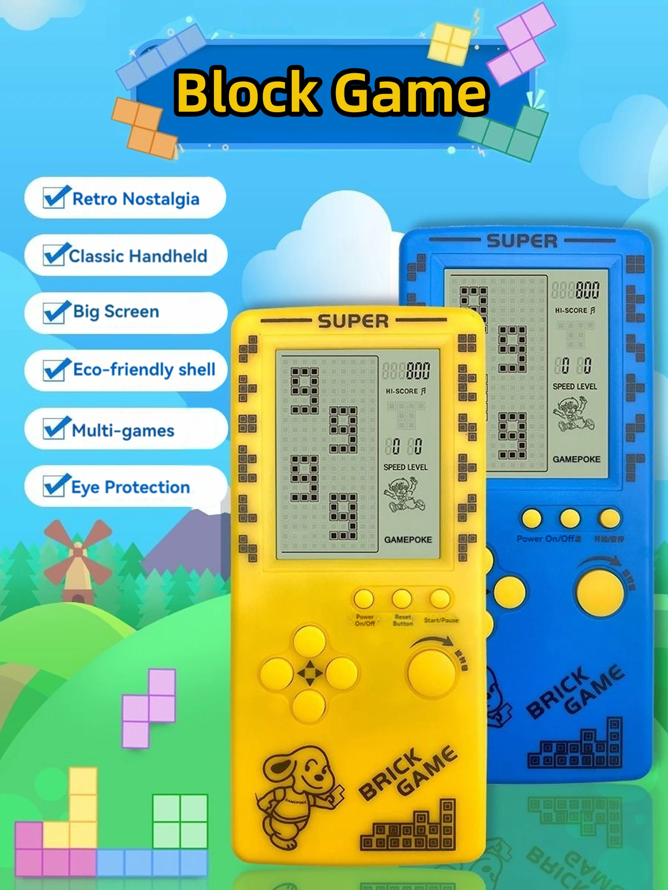 Klasyczne retro przenośne kons – Gaming Console Kids recenzja i cena