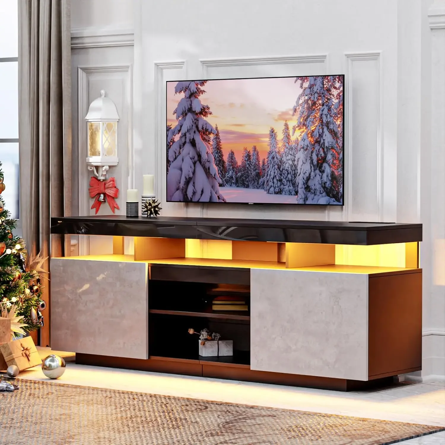 Stojak pod telewizor LED na te – Gaming Console Entertainment Center recenzja i cena